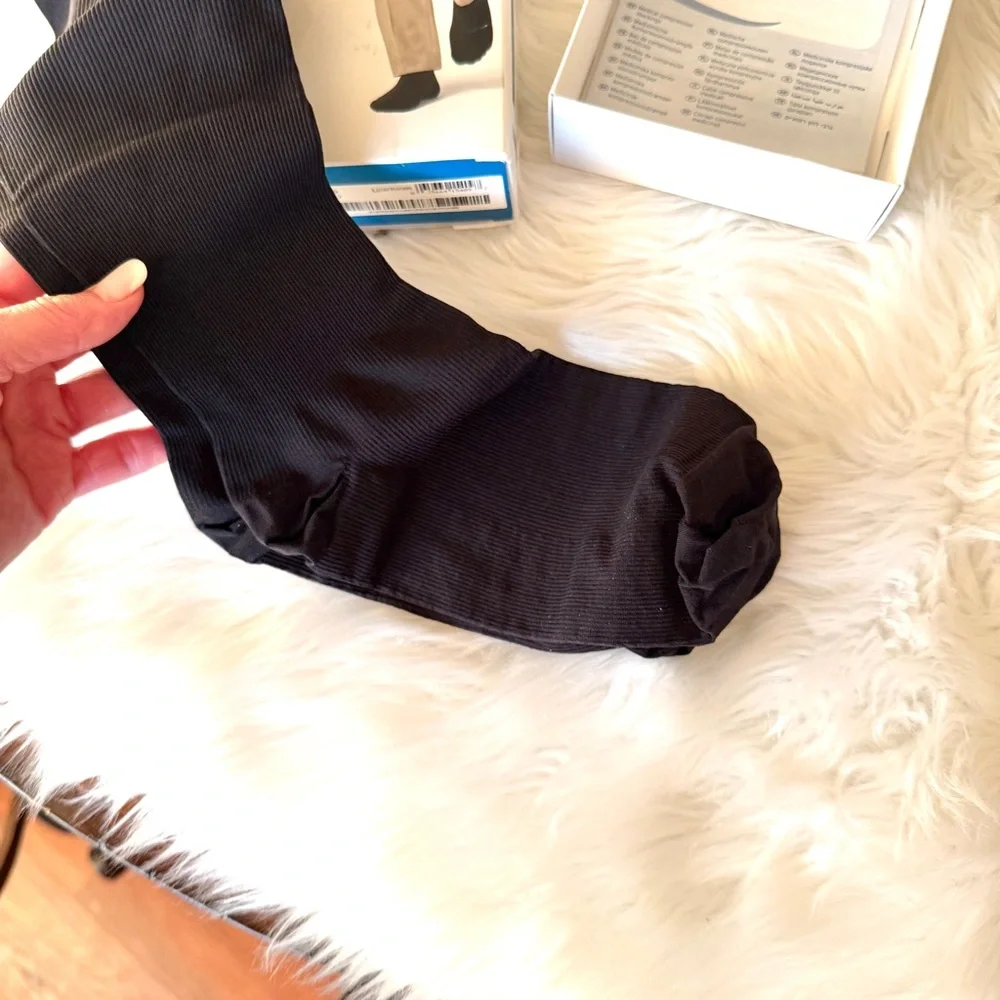 💖 Jobst For Men Thigh High CT Stockings 20-30 mmHG, NWT - Picture 10 of 15